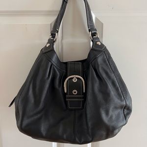 Coach large  black shoulder bag